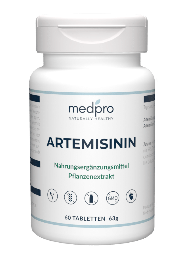 Artemisinin Tablettenflasche