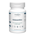 Astaxanthin tablet bottle