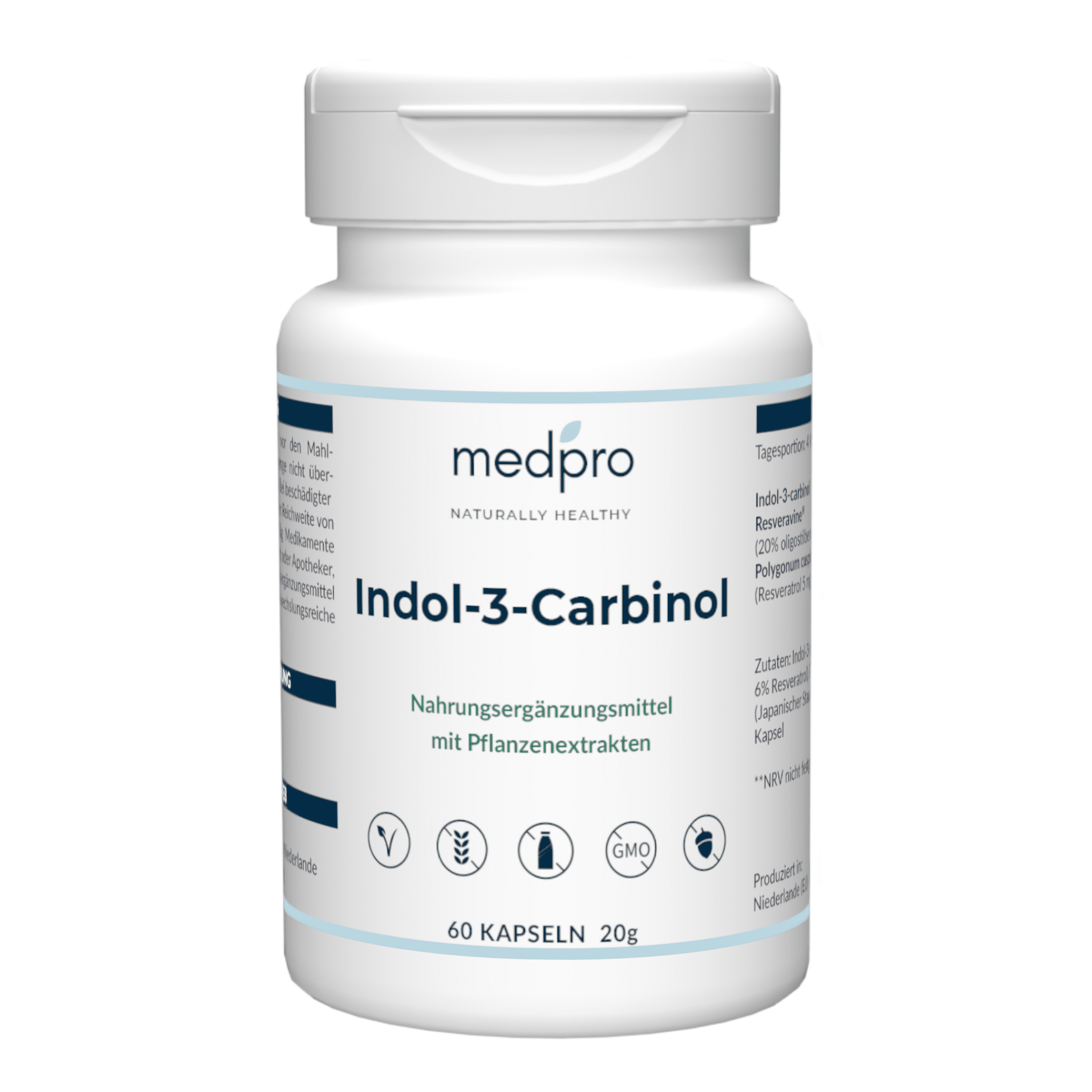 Indol-3-Carbinol Produktflasche