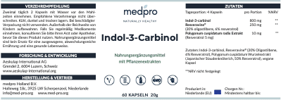 Indole-3-Carbinol Nutrient Information