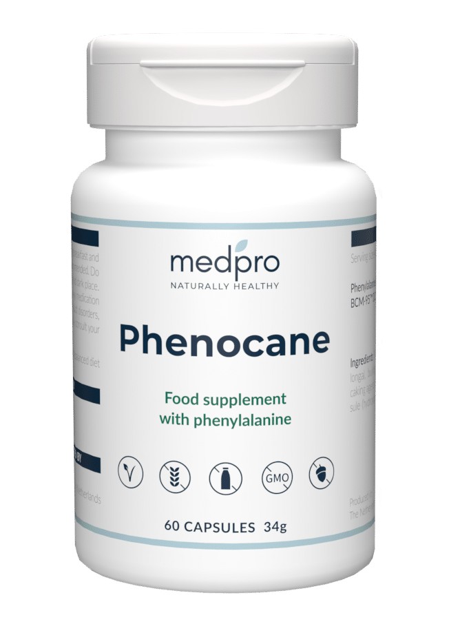 Phenocane tablet bottle