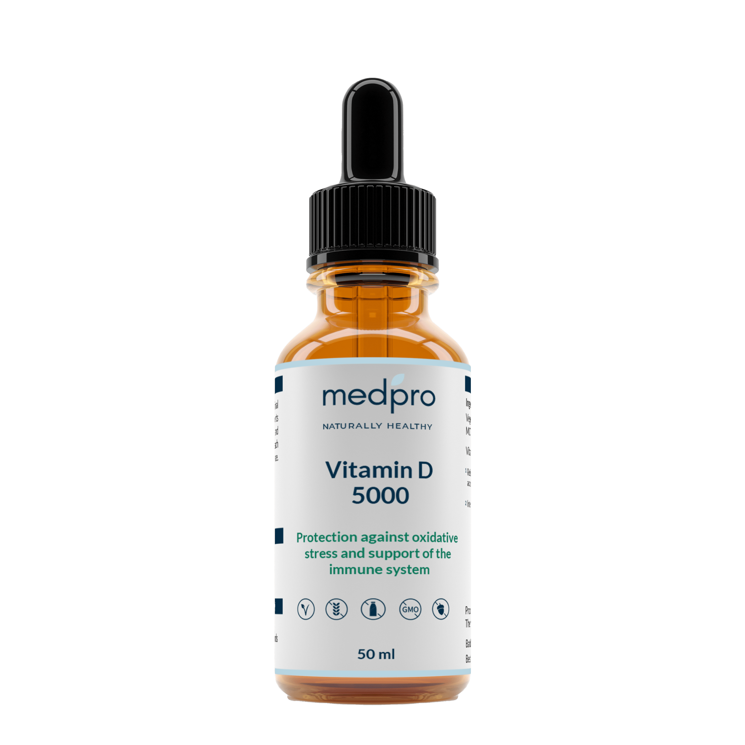 Vitamin D product bottle
