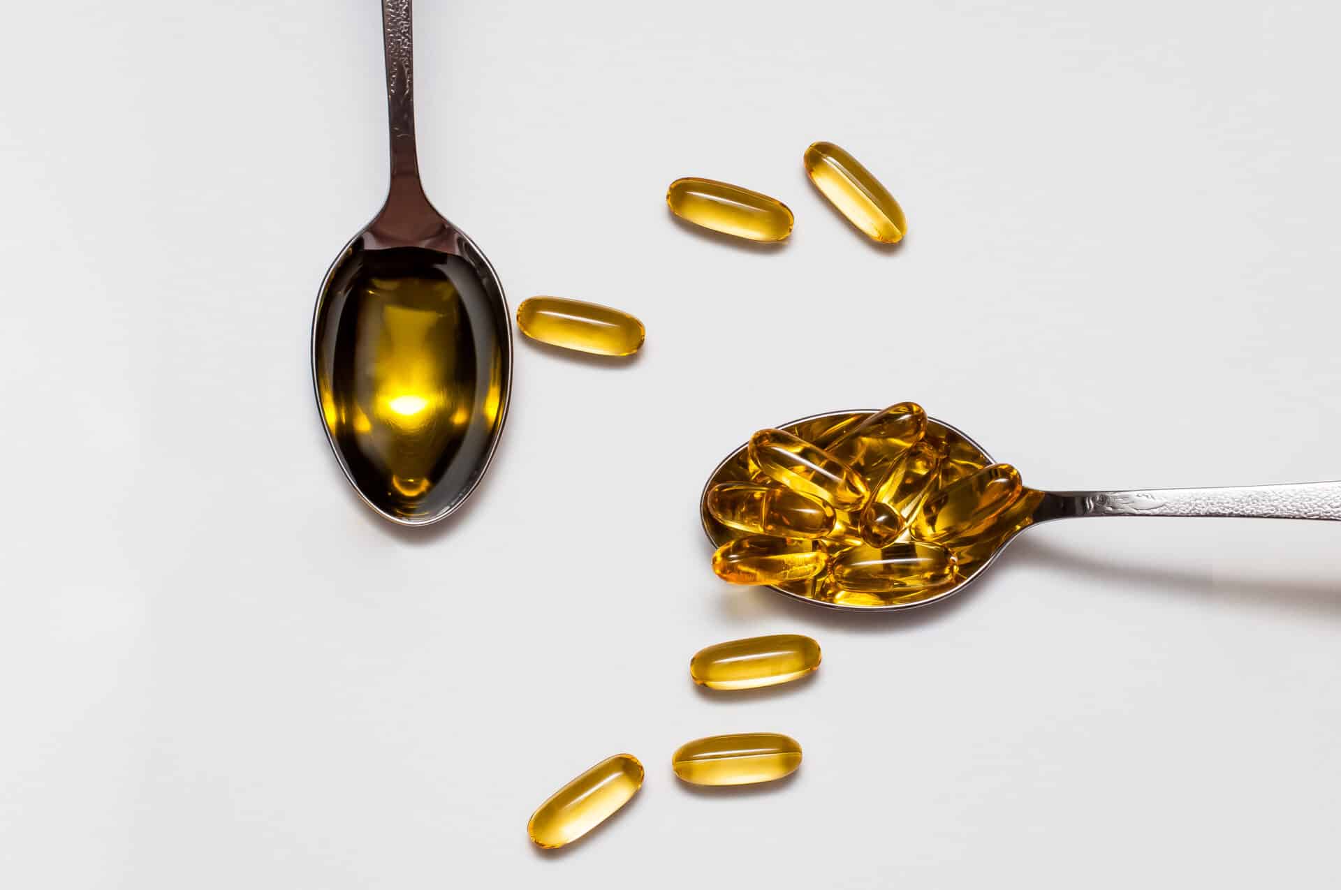 Confrontation of Omega 3 fish oil In capsules